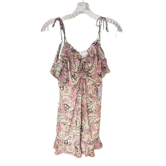 NWT Jolt Cold-Shoulder Ruffled Fit & Flare Dress Spaghetti Straps Size XS (Jr) - Picture 1 of 11